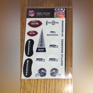 Team tattoo - 1 set - Seahawks - new!